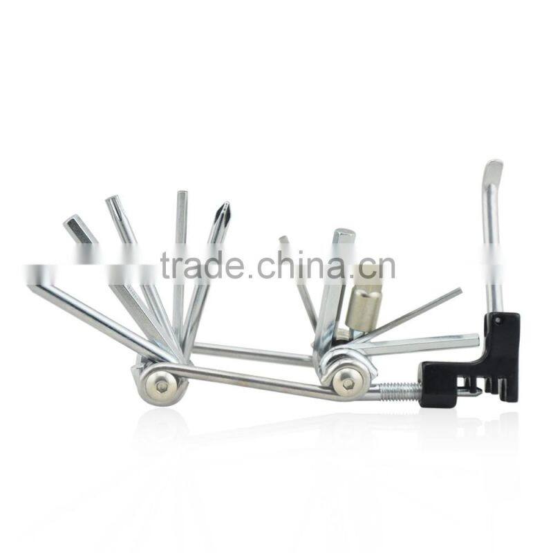 12 In 1 Multifunction Bike Bycicle Cycling Combination Repair Tool + Bike Chain Cutter + Hex Wrench +