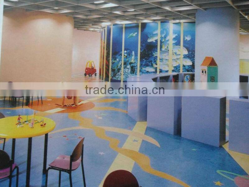 PVC commercial flooring / foamed flooring / solid flooring