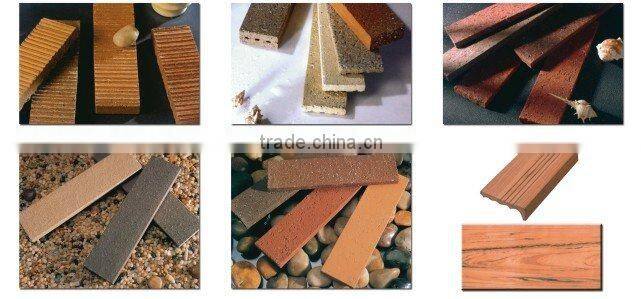 Wooden grain brick extruder