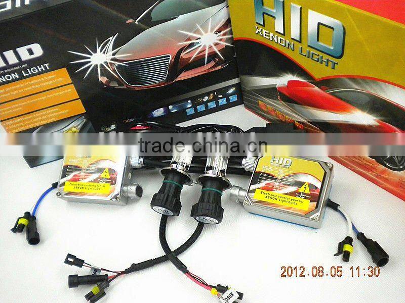 New high quality H4 car light HID xenon lamp kit 35W 55W 75