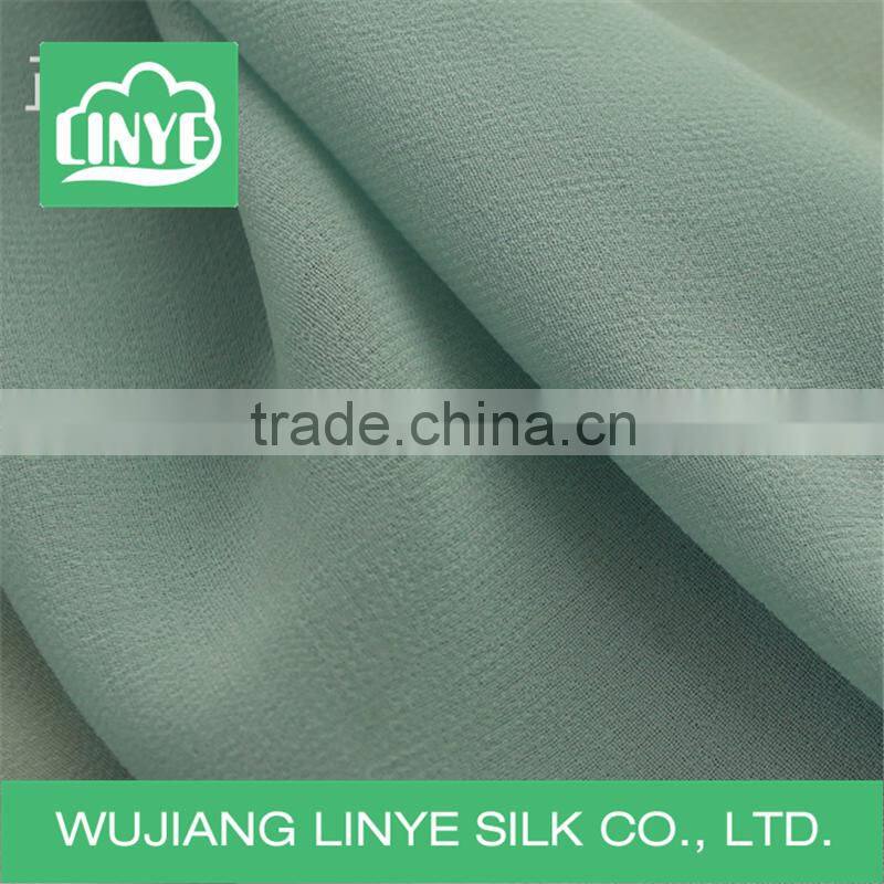 lastest design lining fabric polyester composite wire chiffon georgette fabric