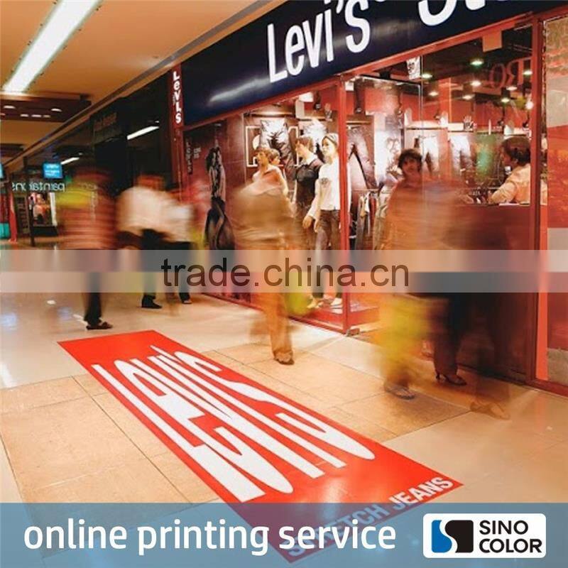 Long Life PVC Film floor graphics printing