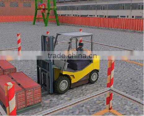 Virtual Simulation Operating Software, Forklift operator training evaluation system