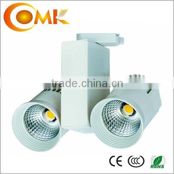 Zhongshan factory 2*20W gallery led track lighting
