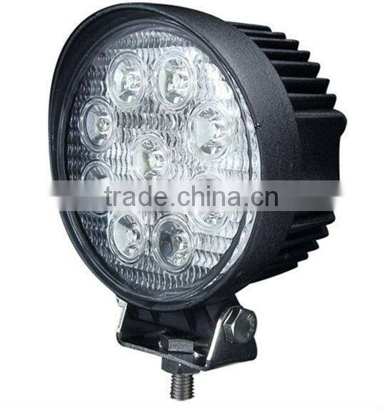 27w Round working lamp 30/60 degree spot beam LED work light