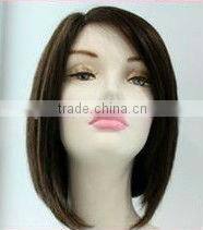 sleek straight machine made wig made in china