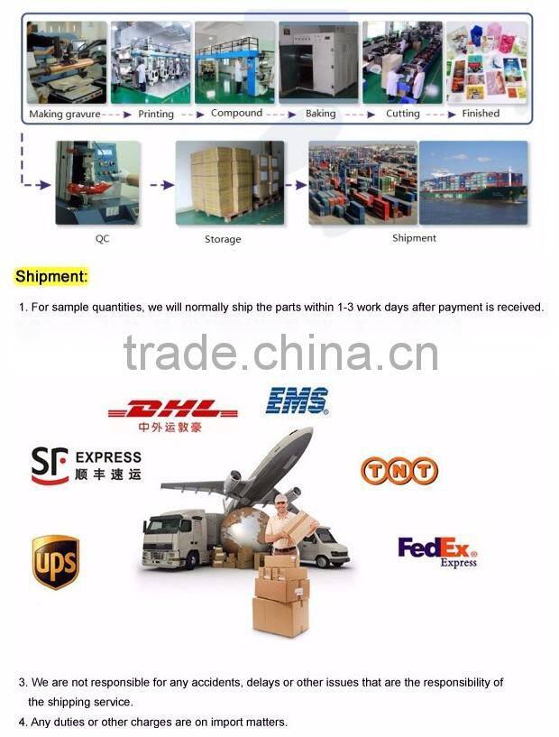 Environmental protecting Aluminum Foil Cheap Plain Black Ziplock Bag plastic food packing bags stand up zipper bag