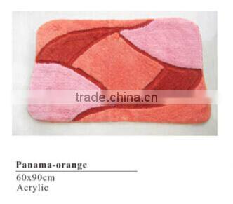 Luxury Damask black bathroom set/shower curtain with bath rug sets