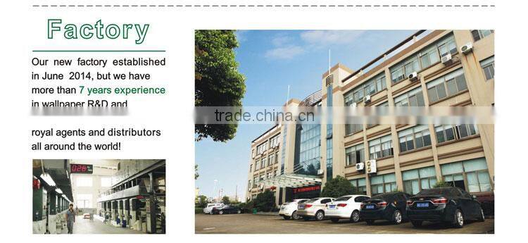 buy deep embossed pvc wallpaper, beige pastoral plant wall covering for office , environmental-friendly wall decor distributor