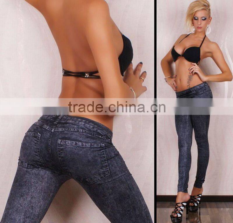 New style The thin elastic snowflakes cowboy feet pants render women pants