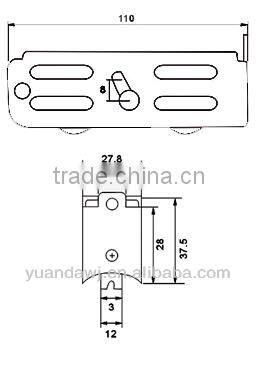 Aluminium Sliding Window Double Roller,Aluminium Wheel