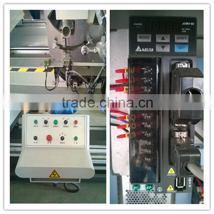 Digital arbitrary-corner double heads cutting saw price with aluminum window