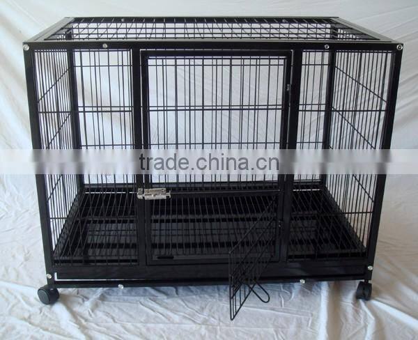 Heavy Duty Wire Pet Cage with Wheels
