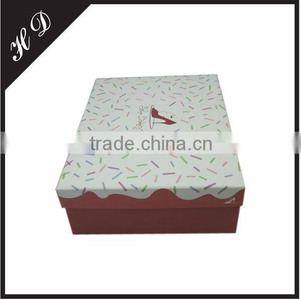 Chinese Custom Design Printed Cardboard Paper Shoe Box