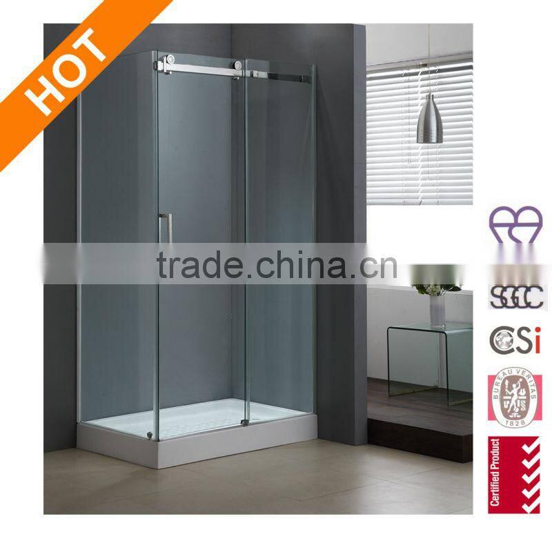Stainless Steel Rectangle Sliding Shower Enclosure (KT8115)