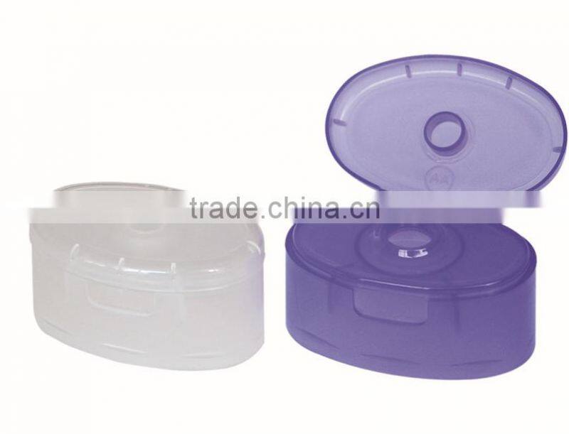 24mm plastic oval flip cap