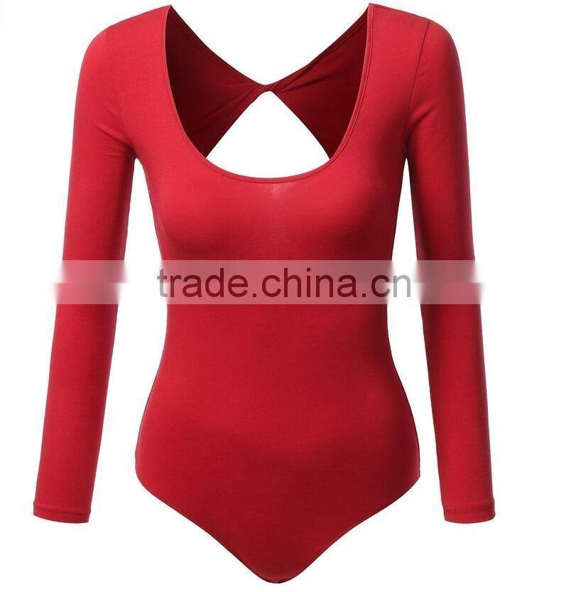 2016 News Sexy Women's Basic Solid Bodysuit