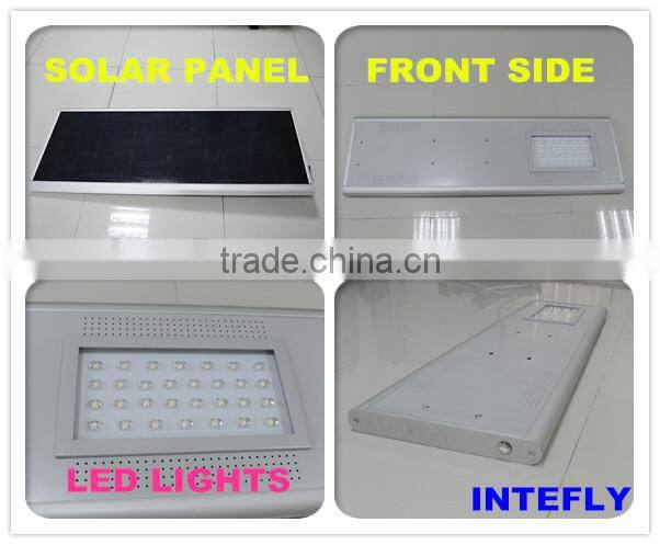 2016 best selling 30W solar led street light price,12v IP65 5 years warranty solar power led street light