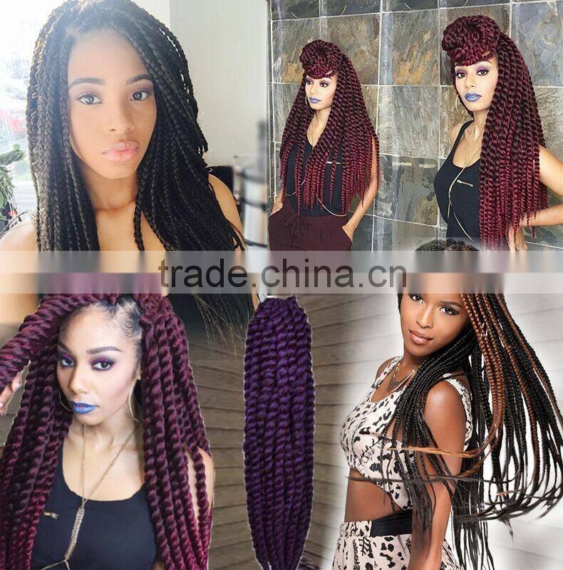 2016 New Premium Havana Mambo Twist Crochet Braid Hair Synthetic Crochet Braiding Hair Extension for Afro
