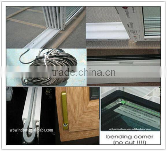 Export standard pvc sliding windows with German hardware