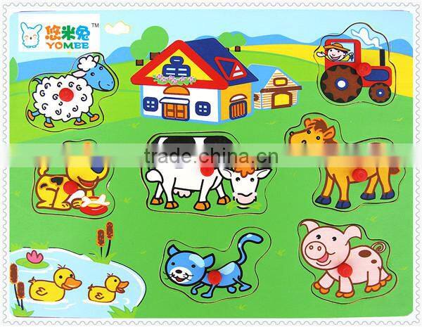Eco-friendly high quality children A4 paper jigsaw puzzle
