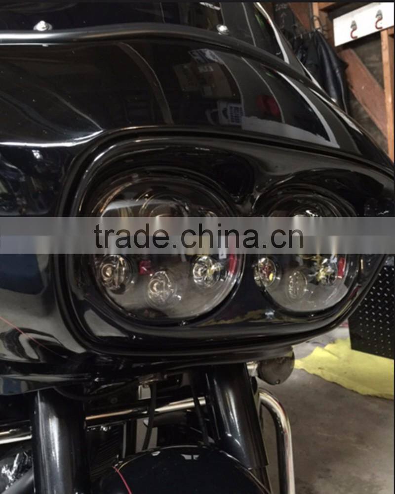 Wholesale 5.75 inch Harley Double led motorcycle headlights 5 3/4 inch Daymaker H13 H4 motorcycle led projector headlights