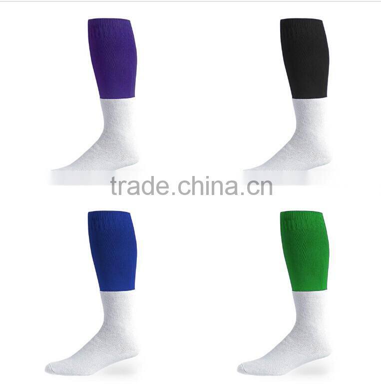 wholesale custom high quality nylon cotton with spandex soccer socks