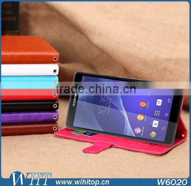 Wallet Leather Case for Sony Xperia Z3