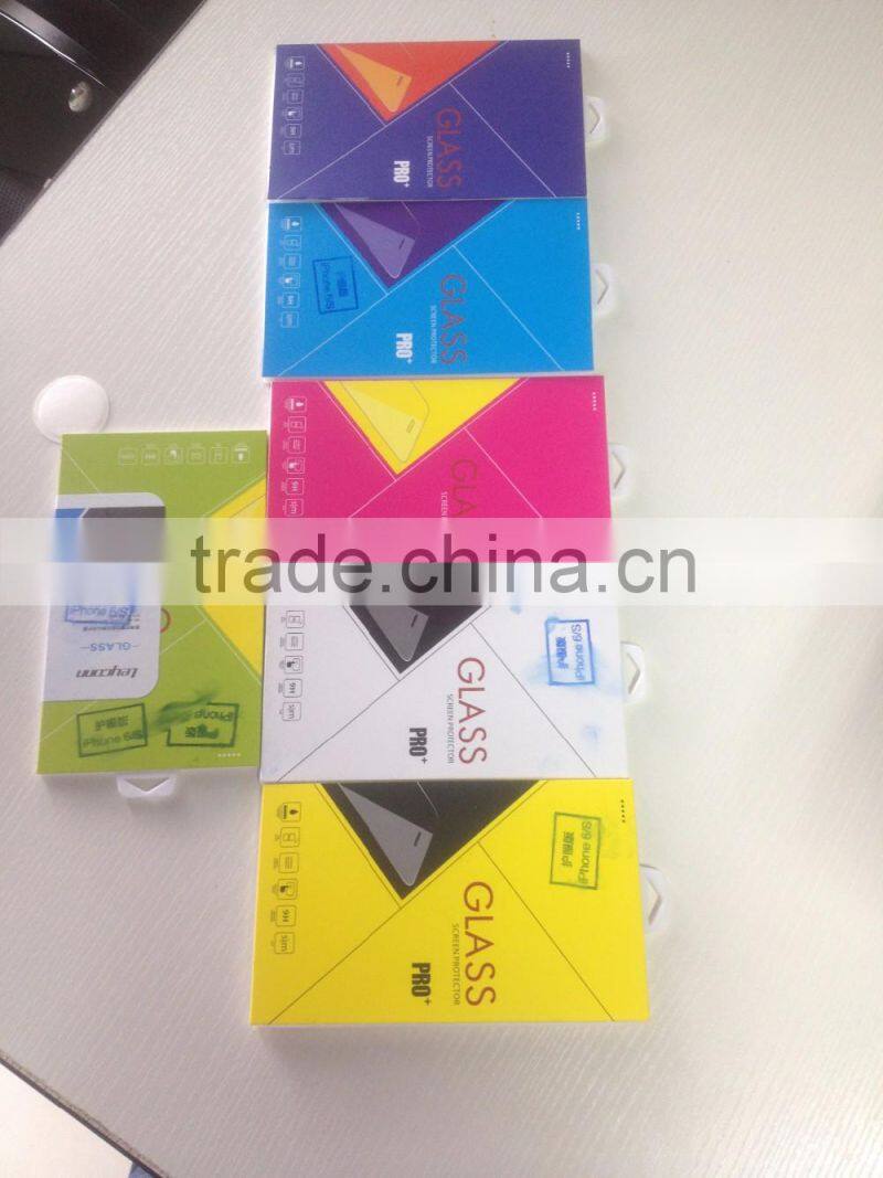 waterproof color tempered glass screen protector with great price