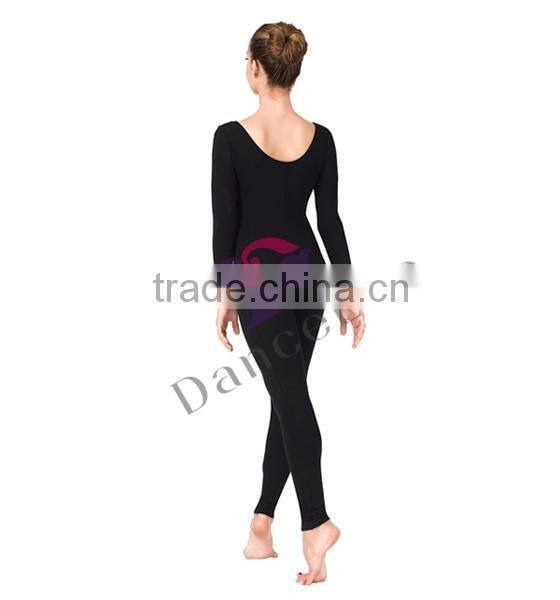 A2619 Long Sleeve Ankle Length Unitard athletic unitards with long sleeves ballet unitards for gymnastic unitard