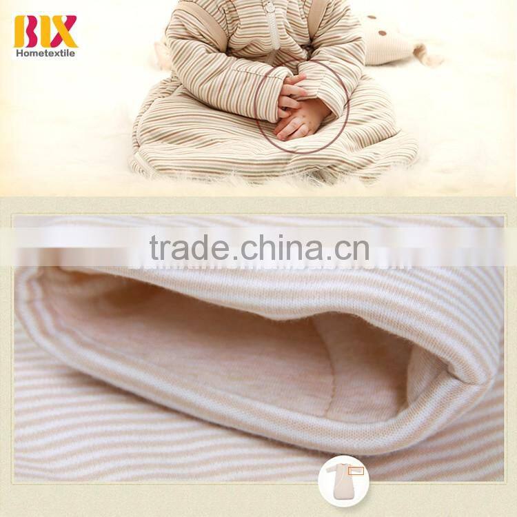 gaoyang cotton indoors kids sleeping bag striped design
