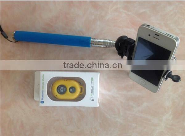 2015 NEW wireless bluetooth control multifunctional Monopod Selfie Stick