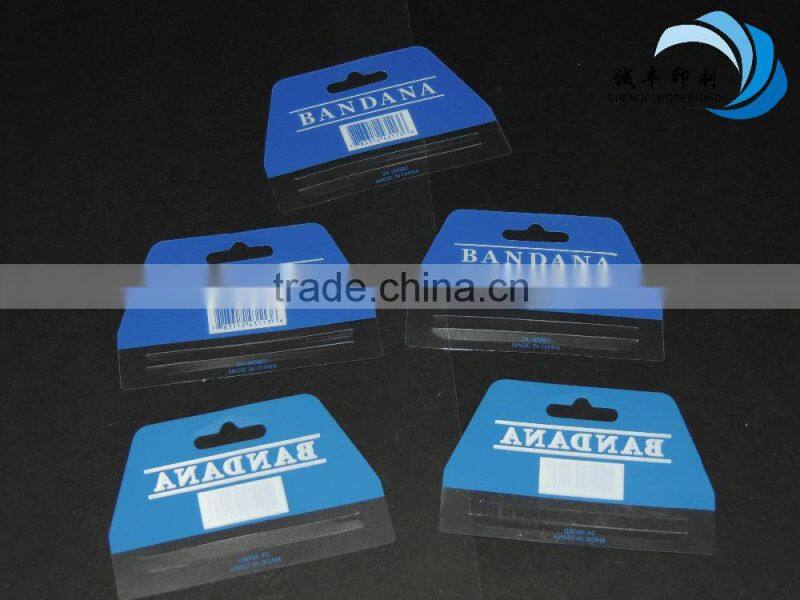 plastic tag with logo printing paper labels for packaging with hang