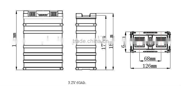 solar home appliances 3.2v 60ah lifepo4 battery cell lifepo4 battery cell solar energy wind energy backup power