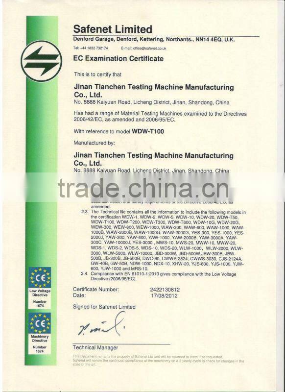 Auto Charpy impact testing machine 300J/500J with low temperature groove