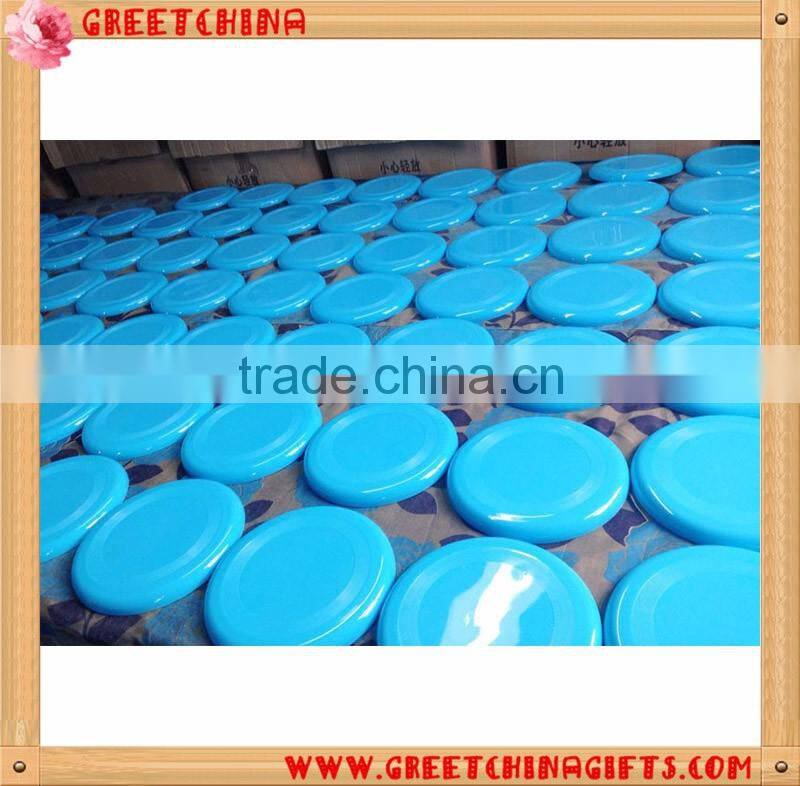 Promotional Custom Pattern Plastic Flying Pet Frisbee