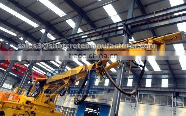 SKC30 tunnel construction concrete spray robot telescope arm shotcrete system