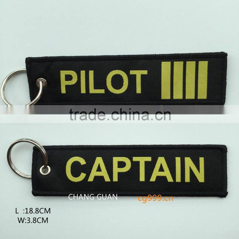 The washable woven label key ring for gifts