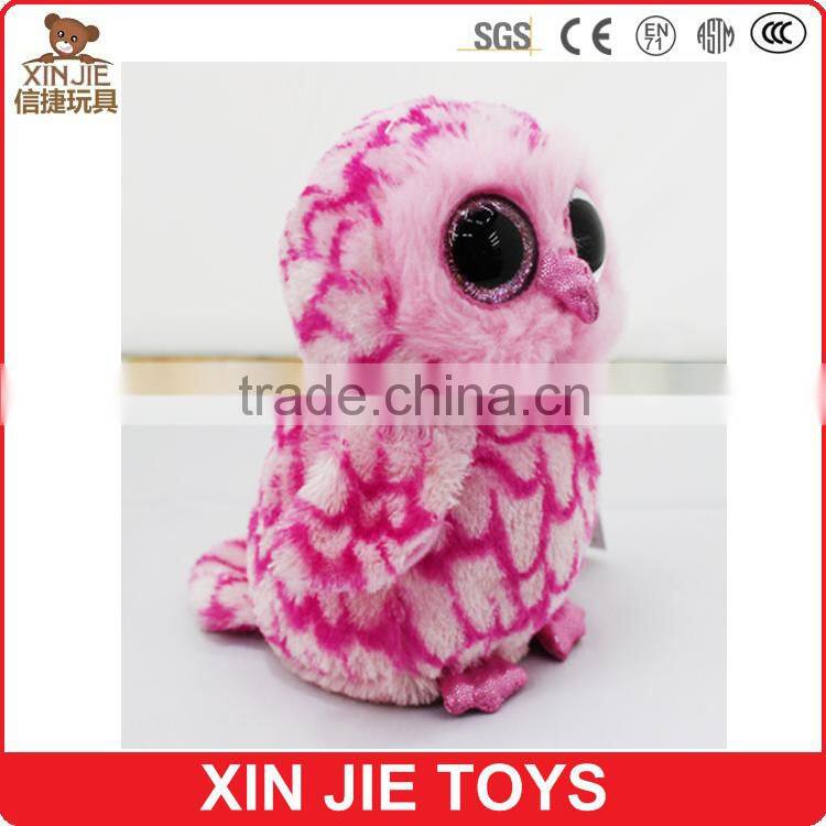 cute owl plush toy best selling pink stuffed owl toy good quality plush owl soft toy