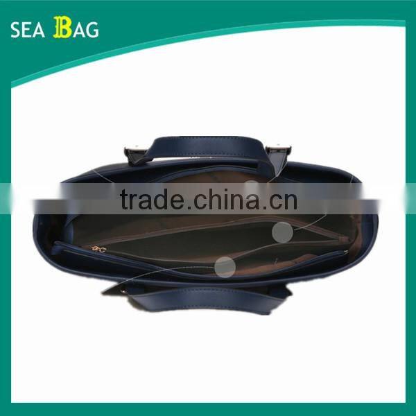 Alibaba China Eurpean Style Simple Leather Designer Handbag Women Shoulder Bags