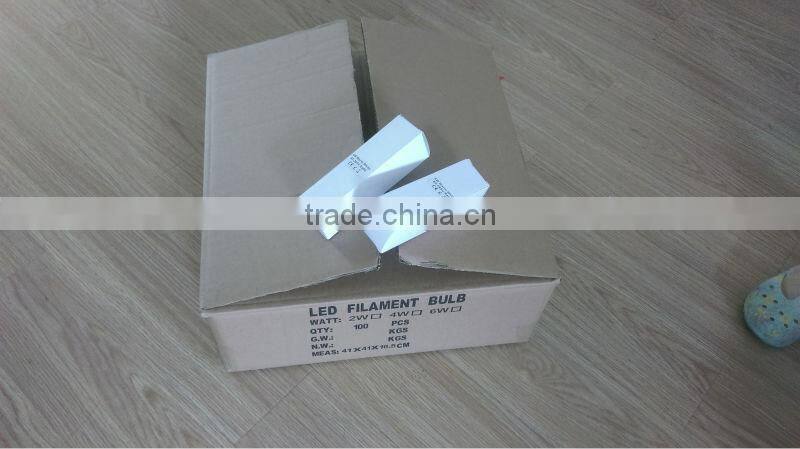 Full glass 400lm E14 4W led candle flame