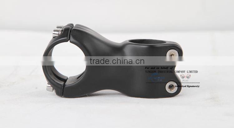 Carbon fiber bike stem for fork and handlebar