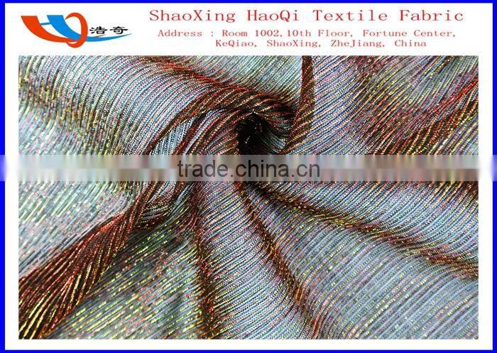 alibaba china factory price direct supply metallic polyester crepe fabrics textiles