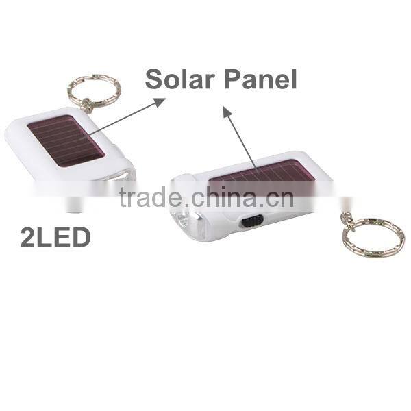 High quality 2 led Mini solar torch Portable Style