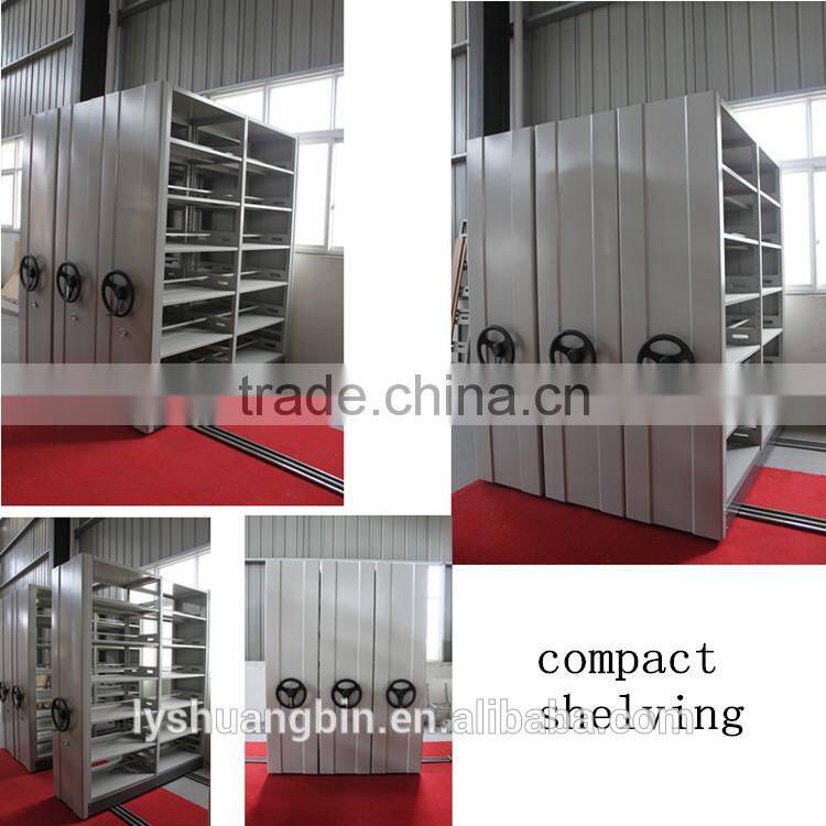 Mobile government/bank/company/office/hospital/college documents storage metal mass shelf