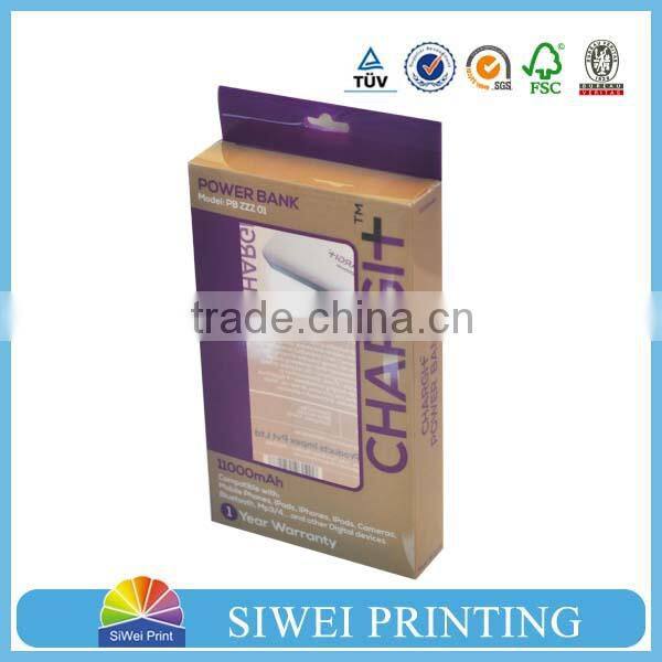 printed clear plastic folding box with hang hole including inner tray in packaging boxes/storage boxes
