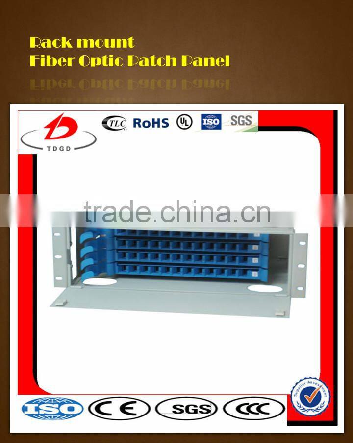 19'' 3U-48 Core Fiber Optic Rack Mount ODF Patch Panel