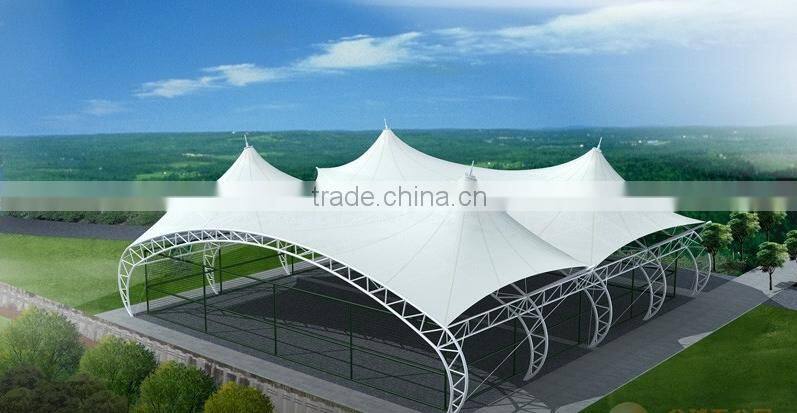 New models environmental membrane structure for sports stand PVDF