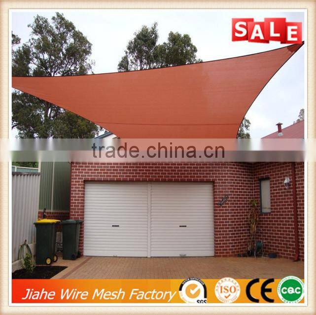 high quality car parking shade cloth /car parking shade net sun sail shade factory/export sun shade netting for car parking