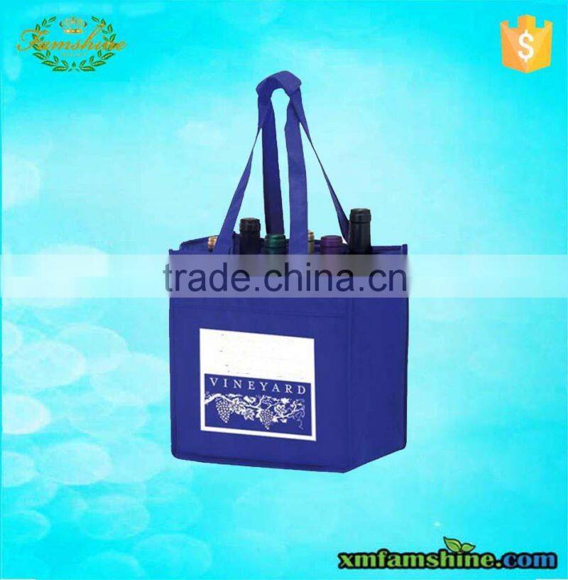 wholesale pp non woven shopping wine bag